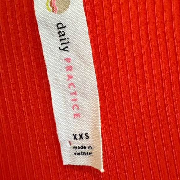 Anthropologie-Red Sleeveless Dress & with Peekaboo Back XXS - Picture 3 of 6